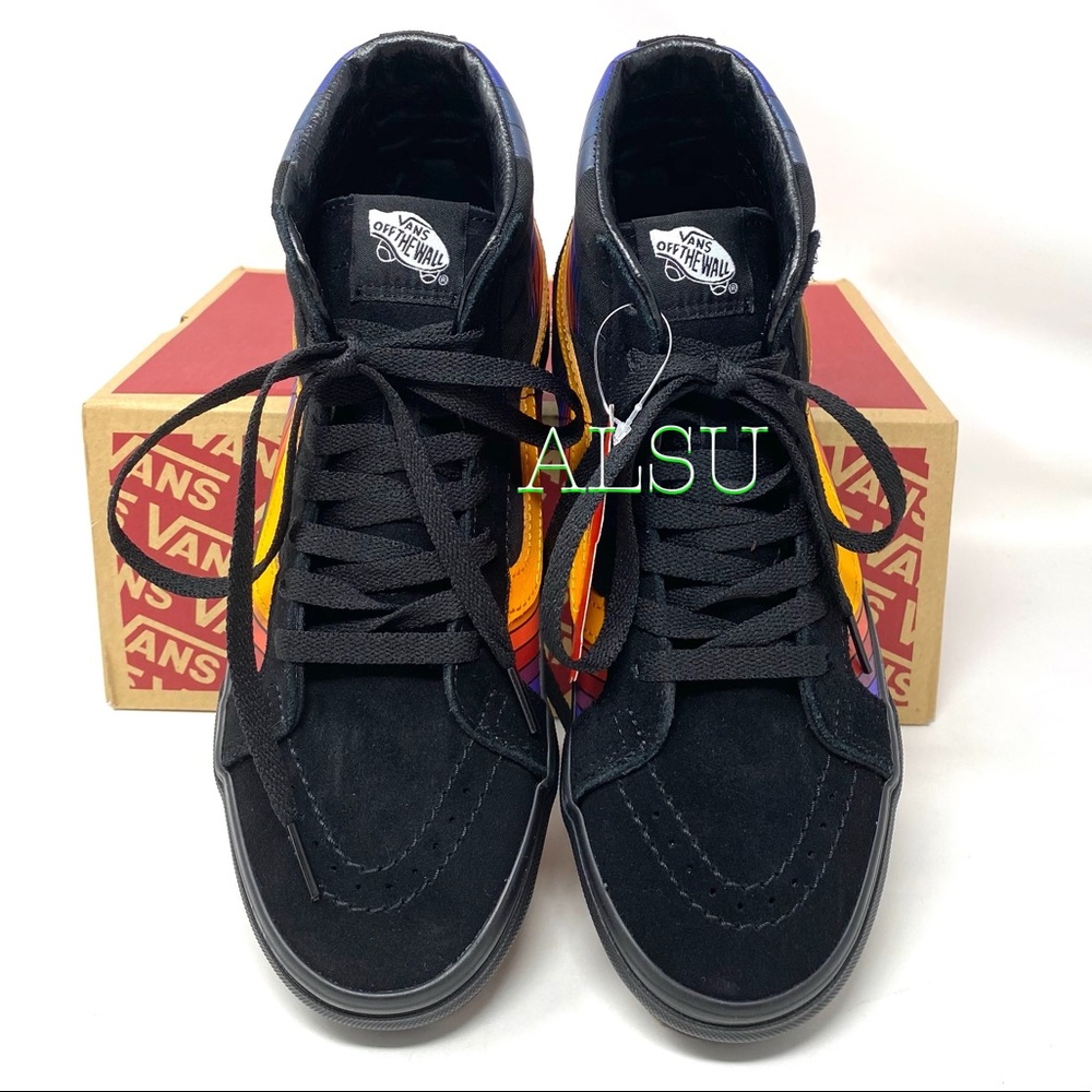 VANS SK8-HI Reissue Refract Suede Black Casual Shoes Women’s Size VN0A4U3DWN6 - Picture 9 of 11